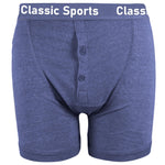 Load image into Gallery viewer, LUXE DIVA Top Classic Sports Men's Boxers Shorts Underwear Trunks Button Fly Cotton S-2XL