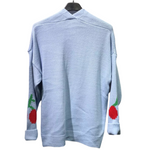 Load image into Gallery viewer, LUXE DIVA Womens Long Sleeve Cherries Print Open Front Knitted Jumper Cardigan 8-14