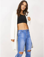 Load image into Gallery viewer, women sequin angel wing back oversized hoodie sweatshirt jacket coat cardigan