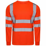 Load image into Gallery viewer, LUXE DIVA Hi Vis Viz Visibility Long Sleeve Crew Neck Highway Work Sweet Shirt Size S-2XL Menswear Classic Clothing Sweatshirt Uniforms Workwear Man Wetsuit