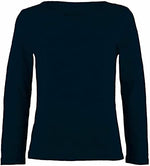 Load image into Gallery viewer, LUXE-DIVA Girls Boy Kids Plain Basic Long Sleeve Round Neck T-Shirt Stretch School Tee Top 2-13 Years