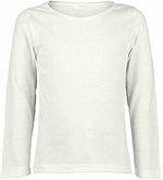 Load image into Gallery viewer, Girls Boy Kids Plain Basic Long Sleeve Round Neck T-Shirt Stretch School Tee Top 2-13 Years