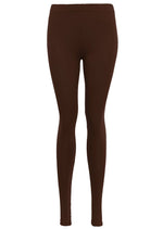 Load image into Gallery viewer, Childrens Plain Full Length Jersey Leggings Girls Stretchy Thick Material Pants