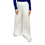 Load image into Gallery viewer, LUXE DIVA Ladies Palazzo Wide Leg Flared Elasticated Stretch Plus Size Plain Trousers 8-26