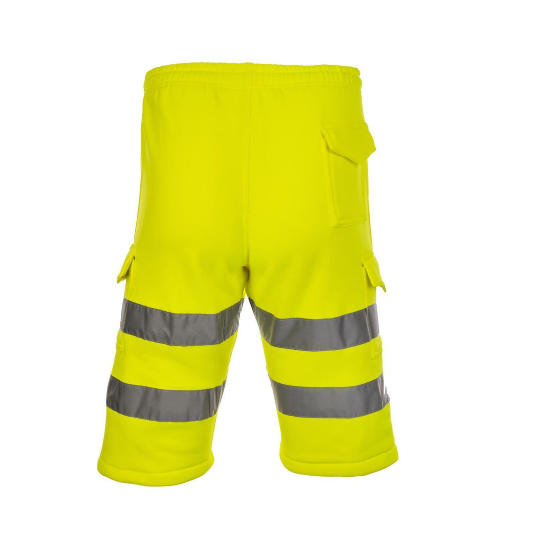 HUBIBUBI Mens Hi Viz Body Warmer High Visibility Gilet Jacket | Hi Viz Fleece Lined Waterproof Workwear Security Safety Wear Reflective Tape Gilet Waistcoat Phone & ID Pockets Vest Top S-3XL