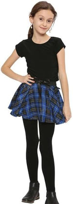 Load image into Gallery viewer, Girls Circular Kids Tartan Skirt Check Bow Detail Dance Mini Skirts 5-10 Years