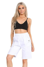 Load image into Gallery viewer, Women's Stretchy Summer Cotton Elasticated Cherry Berry Shorts Pant