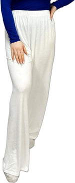 Load image into Gallery viewer, Ladies Palazzo Wide Leg Flared Elasticated Stretch Plus Size Plain Trousers 8-26