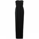 Load image into Gallery viewer, LUXE DIVA Plus Size Womens Printed Bandeau Strapless Shirred Ladies Long Maxi Dress Sleeveless Casual Summer Womenswear Fit Original Style