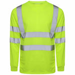 Load image into Gallery viewer, LUXE DIVA Hi Vis Viz Visibility Long Sleeve Crew Neck Highway Work Sweet Shirt Size S-2XL Menswear Classic Clothing Sweatshirt Uniforms Workwear Man Wetsuit