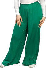 Load image into Gallery viewer, Ladies Palazzo Wide Leg Flared Elasticated Stretch Plus Size Plain Trousers 8-26