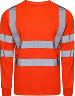 Load image into Gallery viewer, LUXE DIVA Hi Vis Viz Visibility Long Sleeve Crew Neck Highway Work Sweet Shirt Size S-2XL