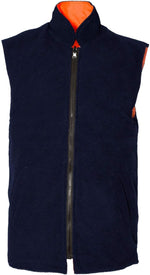Load image into Gallery viewer, LUXE DIVA  Hi Viz Bodywarmer Reversible Fleece Lined High Visibility Gilet Hi Vis Reflective Waterproof Workwear Padded Vest Security Safety Wear Warm Waistcoat