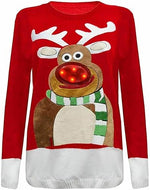 Load image into Gallery viewer, LUXE DIVA Christmas Tree Jumper Women Xmas Jumpers for Women Bad Xmas Jumper Women Funny Christmas Jumpers Womens Ugly Christmas Pullover Ladies Christmas Jumper Christmas Sweatshirt Xmas Sweatshirts