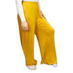 Load image into Gallery viewer, LUXE DIVA Ladies Palazzo Wide Leg Flared Elasticated Stretch Plus Size Plain Trousers 8-26