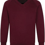 Load image into Gallery viewer, LUXE DIVA Girls Jumper Pullover V Neck School Uniform Kids Long Sleeve Sweater