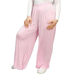 Load image into Gallery viewer, LUXE DIVA Ladies Palazzo Wide Leg Flared Elasticated Stretch Plus Size Plain Trousers 8-26