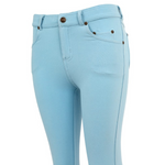 Load image into Gallery viewer, LUXE DIVA Women’s High-Waisted Skinny Jeggings – Stretchable Plain Black Denim Leggings with Pockets, Slim Fit Jeans Pants for Ladies & Girls, Size 8-22