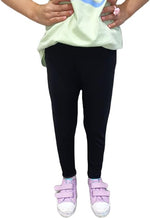 Load image into Gallery viewer, Girls Plain Legging Full Length Kids Children Teen Basic Stretchy Full Length Ages 2 3 4 5 6 7 8 9 10 11 12 13 Dance Stretch Teen 20+ Colours