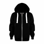 Load image into Gallery viewer, Ladies Plain Colour Hoodie Womens Fleece Hooded Top Zip Zipper Hoodie Sweatshirt Available in 22 Colours Plus Sizes 2XL-5XL