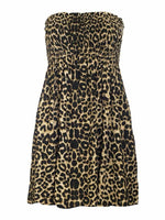 Load image into Gallery viewer, New Womens Ladies Sheering Top Strapless Bandeau Dress Top Jersey Ladies Plus Size Boobtube Top Dress UK 8-14