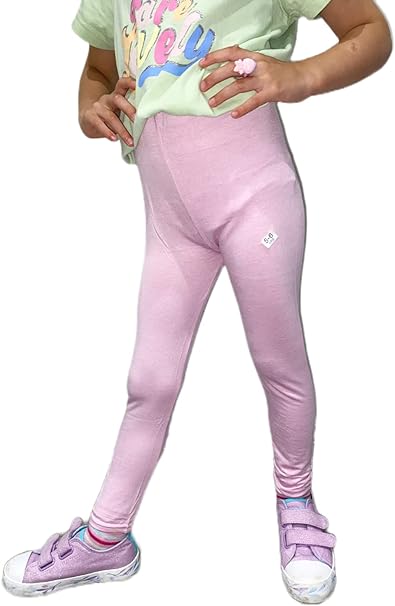LUXE DIVA Girls Plain Full Length Leggings Ages 2–13