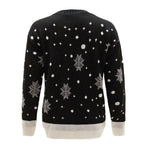 Load image into Gallery viewer, LUXE DIVA Women's Knitted Rudolph on wall Xmas Snowflake Ladies kids Reindeer Pom Jumpers