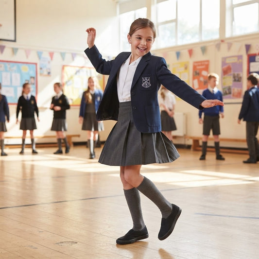 LUXE DIVA Unisex Black PE Pumps Slip On School Sports Shoes for Gym, Dance, Indoor Activities & Everyday Wear