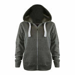 Load image into Gallery viewer, Ladies Plain Colour Hoodie Womens Fleece Hooded Top Zip Zipper Hoodie Sweatshirt Available in 22 Colours Plus Sizes 2XL-5XL