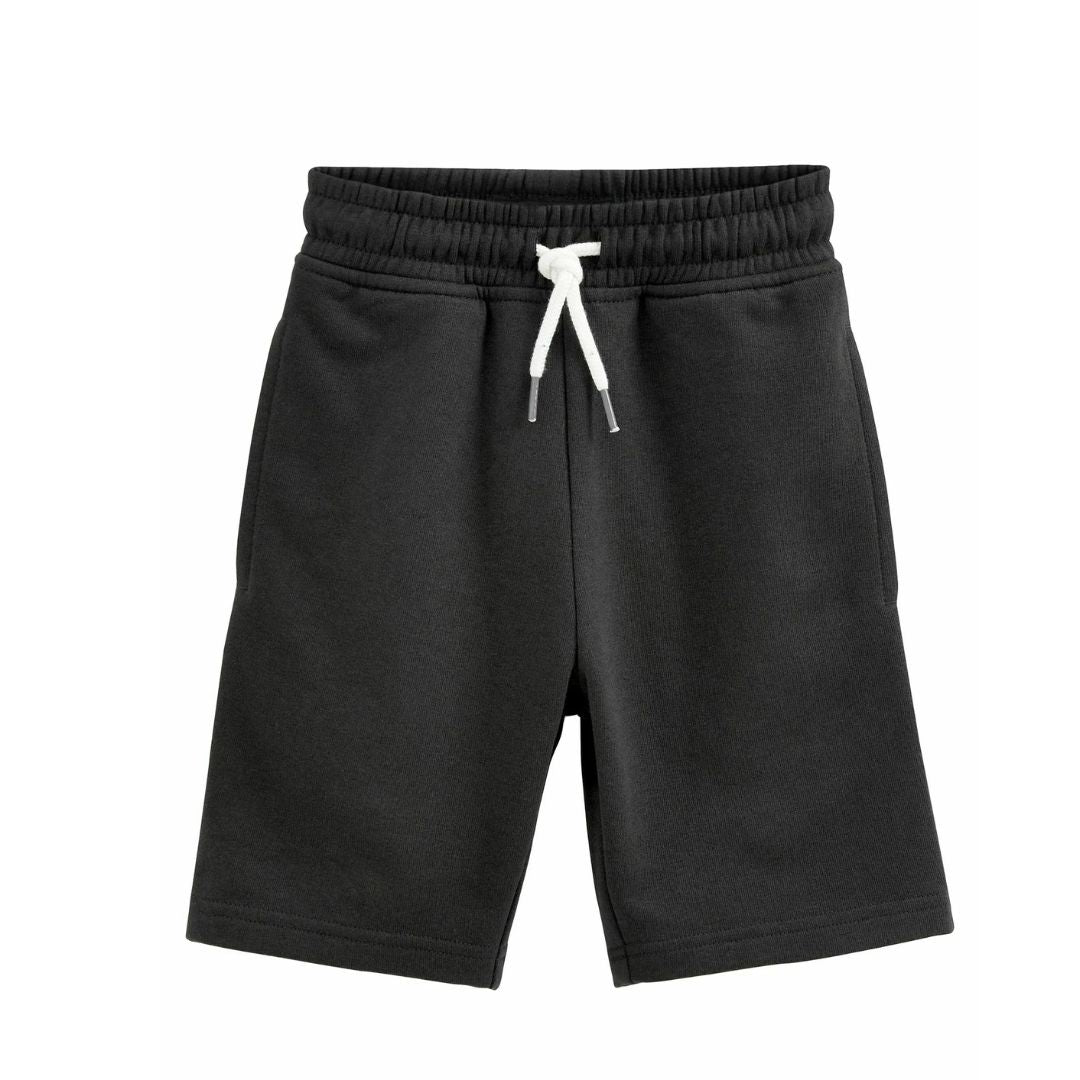 LUXE DIVA Unisex Kids Boy Girls Plain Fleece Shorts PE School Jogging Sports Casual Wear 2-13 Years