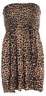 Load image into Gallery viewer, LADIES WOMEN PLUS SIZE SHEERING BOOBTUBE BANDEAU STRAPLESS TOP SUMMER DRESS 16-22