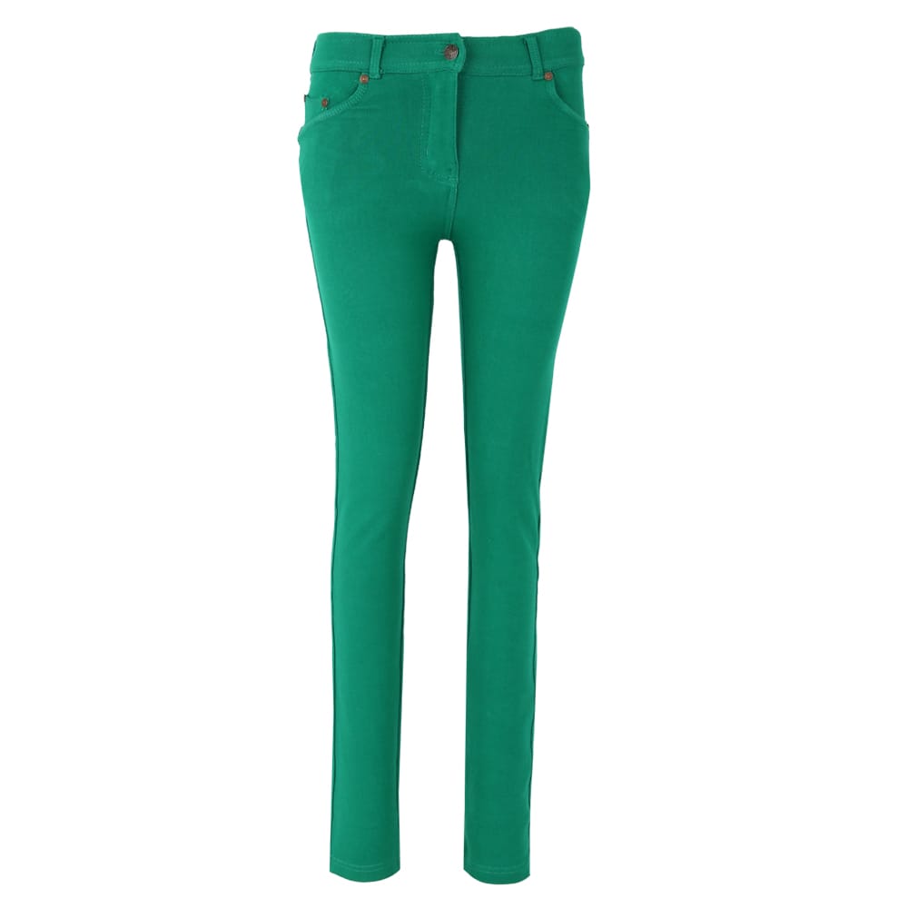 LUXE DIVA Women’s High-Waisted Skinny Jeggings – Stretchable Plain Black Denim Leggings with Pockets, Slim Fit Jeans Pants for Ladies & Girls, Size 8-22