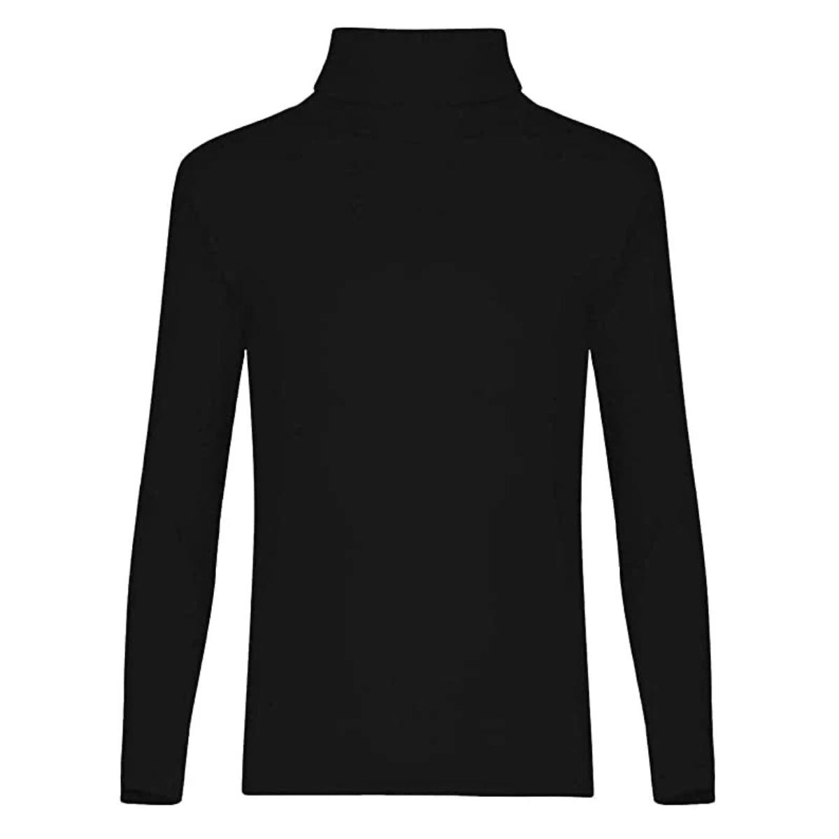 LUXE DIVA Kids Ribbed Polo Neck Top
