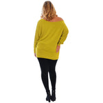 Load image into Gallery viewer, LUXE DIVA One Off-Shoulder Tops with Long Sleeves, Off Shoulder Batwing Jumper, Ladies Batwing Top in Black, Red, White Plus 21 Colors More UK