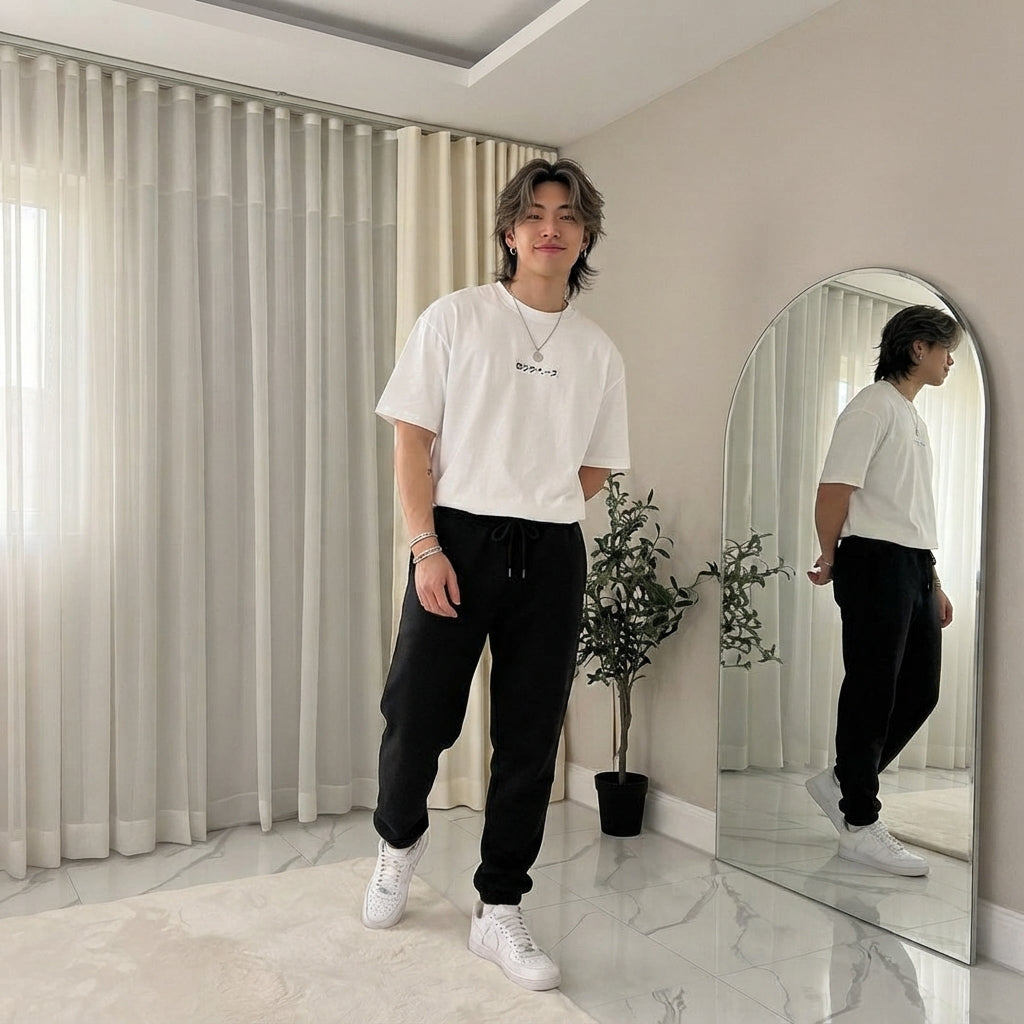 LUXE DIVA Men's Jogging Pants Zip Pocket Tracksuit Bottoms Casual Sportswear