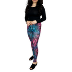 Load image into Gallery viewer, LUXE DIVA New Rainbow Colour Plain Leggings Jegging for Women Ladies & Girls, Soft Elastic Workout Gym Yoga Beach Running Stretchy Pants Leggings, UK Size 8 to 14