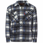 Load image into Gallery viewer, LUXE DIVA Mens collar lumber jack shirt and hoody lumberjack shirt