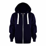 Load image into Gallery viewer, Ladies Plain Colour Hoodie Womens Fleece Hooded Top Zip Zipper Hoodie Sweatshirt Available in 22 Colours Plus Sizes 2XL-5XL