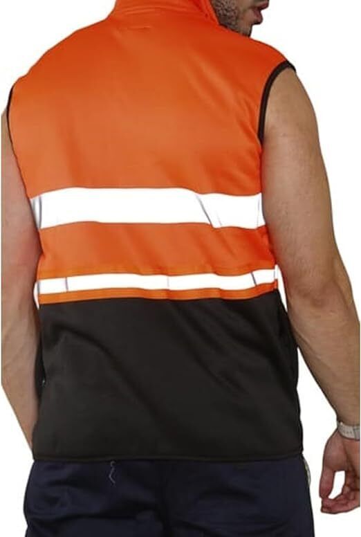 Hi Vis Body Warmer Ð Sleeveless Reflective Safety Gilet