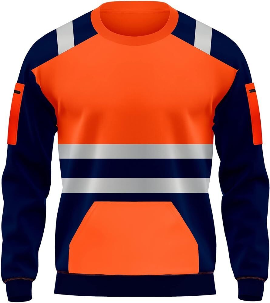 Hi Vis 2_Tone Hoodie Ð Reflective Work Sweatshirt