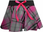 Load image into Gallery viewer, Girls Circular Kids Tartan Skirt Check Bow Detail Dance Mini Skirts 5-10 Years