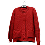 Load image into Gallery viewer, LUXE DIVA Womens Stitch Crew Neck Cardigan Ladies Knitted Pocket Front Button Up Long Sleeve Sweater UK 8-22
