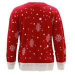 Load image into Gallery viewer, LUXE DIVA Women's Knitted Rudolph on wall Xmas Snowflake Ladies kids Reindeer Pom Jumpers