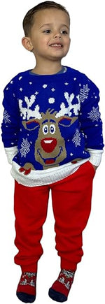 Load image into Gallery viewer, Kids Girls Boys Unisex Novelty Christmas Jumper Sweater