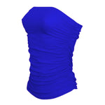 Load image into Gallery viewer, Womens Plain Strapless Sleeveless Ruched Boob Tube Vest Top Ladies Bandeau Top - Sizes 16-26