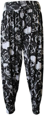 Load image into Gallery viewer, Women Ali Baba Hareem Harem Pants Ladie's Printed Baggy Cuffed Trouser Legging