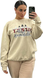 Load image into Gallery viewer, Ladies Merry Christmas Slogan Xmas Sweatshirt