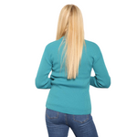 Load image into Gallery viewer, LUXE DIVA LADIES KNITTED POLO NECK JUMPER REMEL LABEL ( merry gold ) SUPER STRECH FINE KNIT POLO NECK