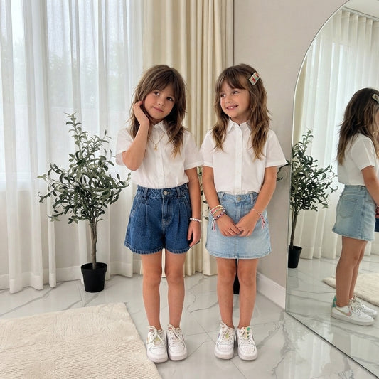 Girls School Blouse Ð Short Sleeve Polycotton Shirt