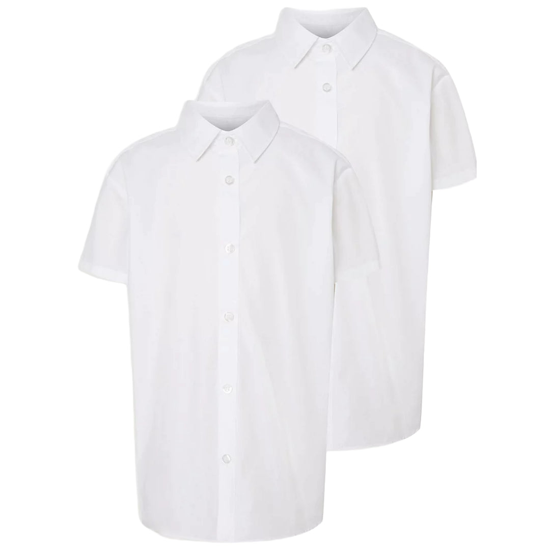 Girls School Blouse Ð Short Sleeve Polycotton Shirt